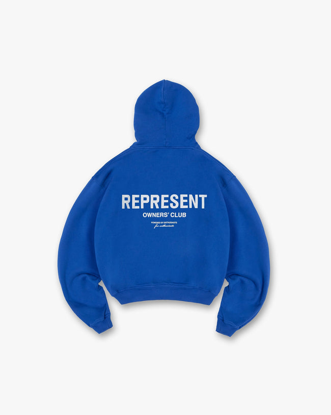Represent Owners Club Hoodie - Cobalt Hover Image
