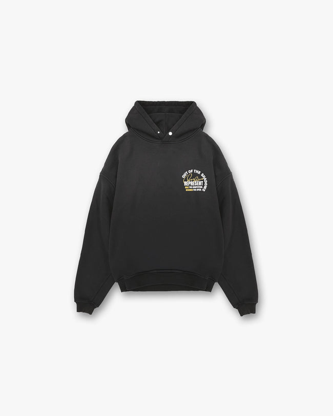 Out Of The Shadows Hoodie - Stained Black Hover Image