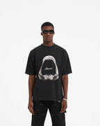 Shark Jaws T-Shirt - Off Black
