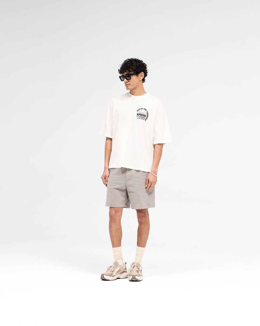 Out Of The Shadows T-Shirt - Flat White