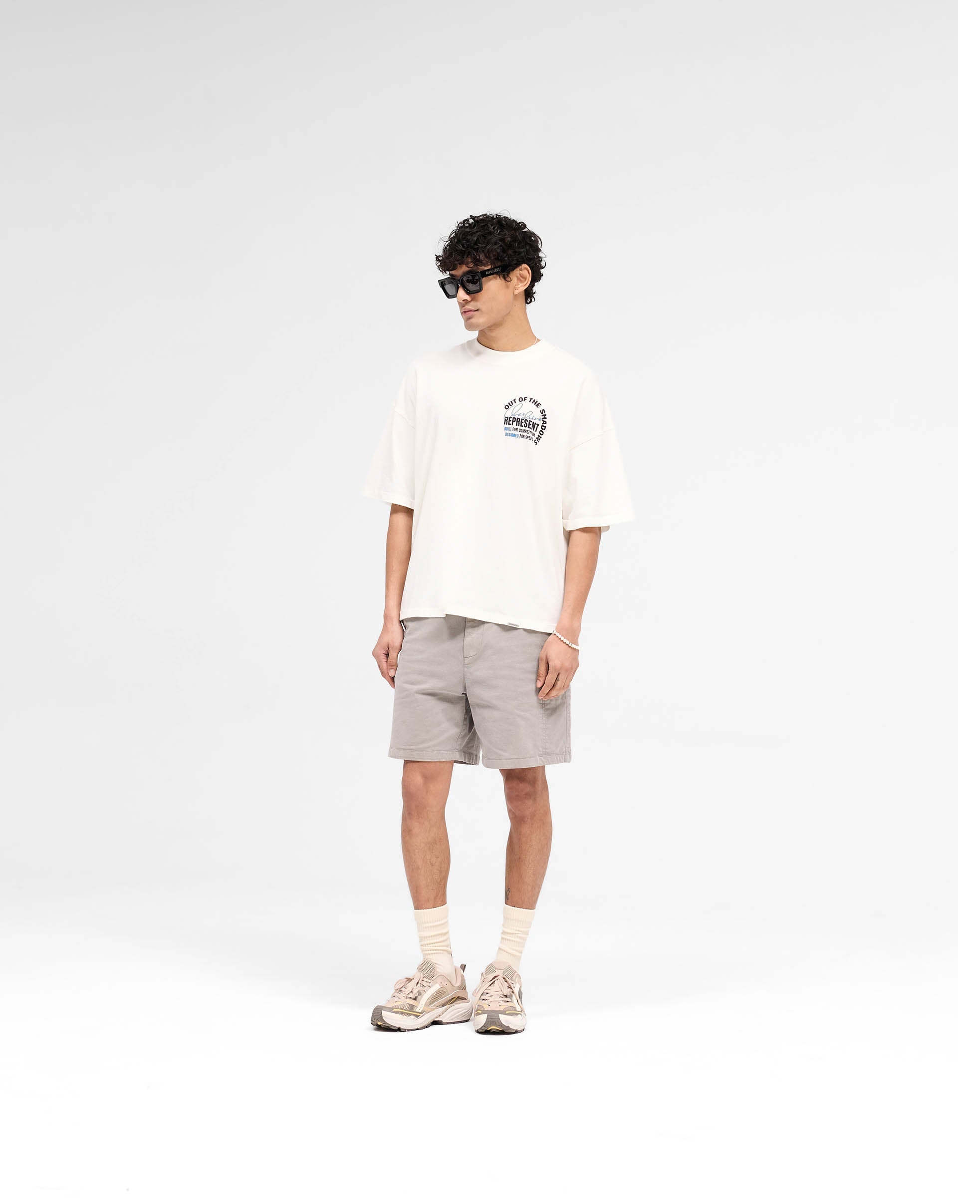 Out Of The Shadows T-Shirt - Flat White