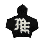 Black ‘End’ Rhinestone hoodie