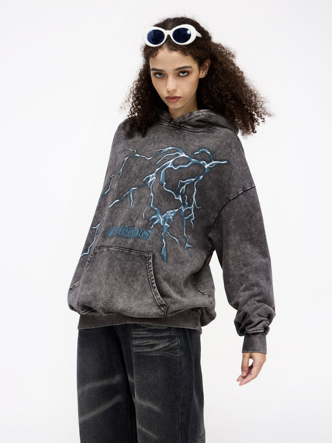 Aelfric Eden Lightning Graphic Hoodie Main Image