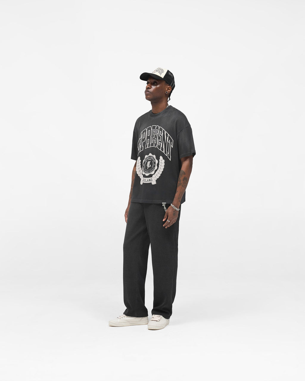 Legacy Crest T-Shirt - Stained Black