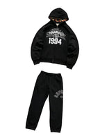 Supreme x Margiela Paris 1994 Zip Hoodie & Sweatpants Set – Black