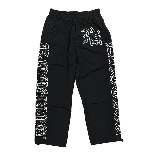 “ME” rhinestone Nylon Pants Hover Image