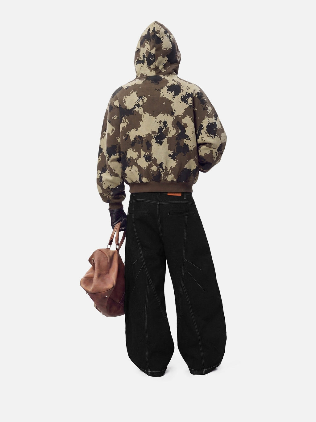Aelfric Eden Boxy CAMO Zip Up Hoodie