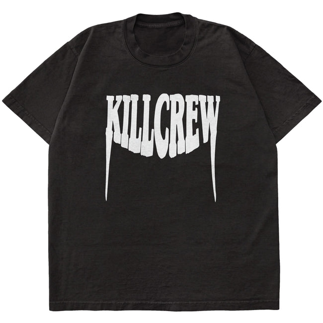 OVERSIZED "FANGS" T-SHIRT - BLACK / WHITE Hover Image