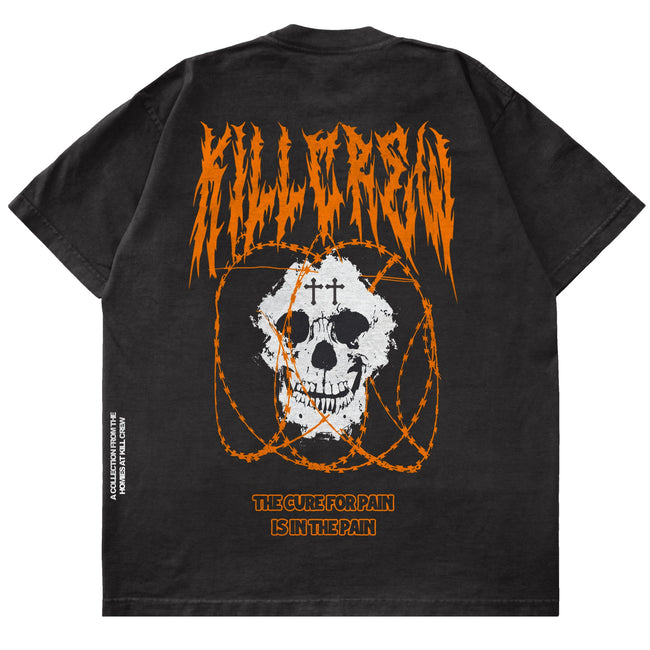 RELAXED FIT "BARBarian" T-SHIRT - BLACK Hover Image