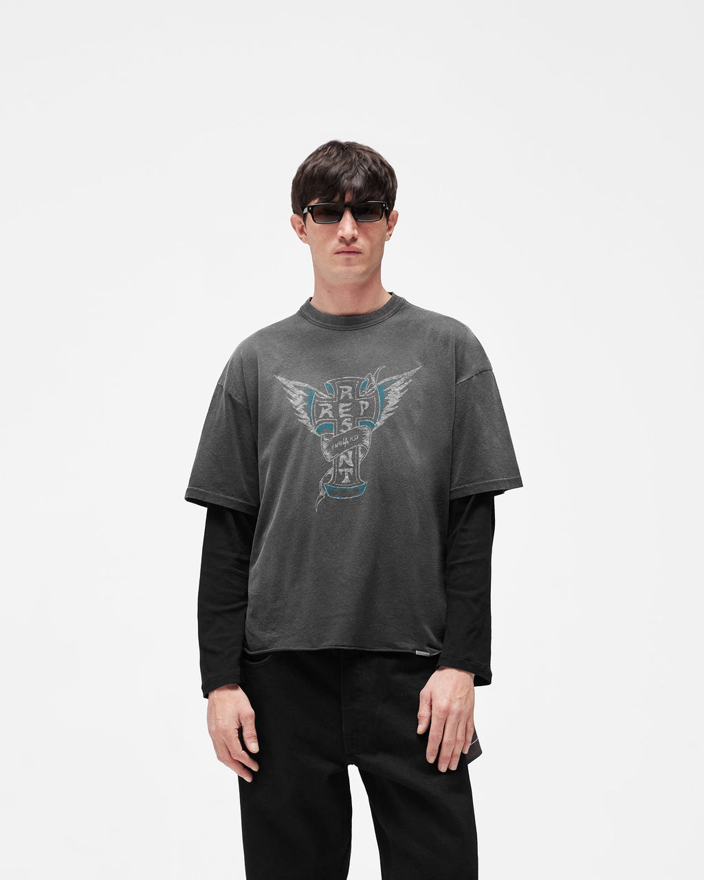 Westside T-Shirt - Stained Black