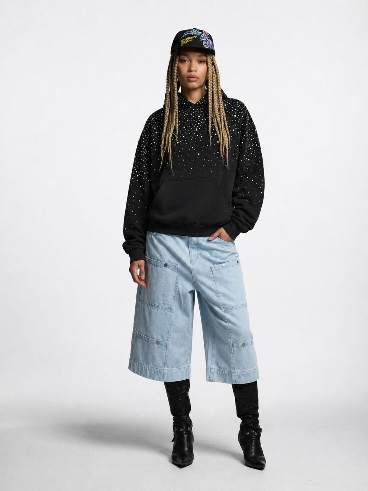 Aelfric Eden Rhinestone Pullover Hoodie