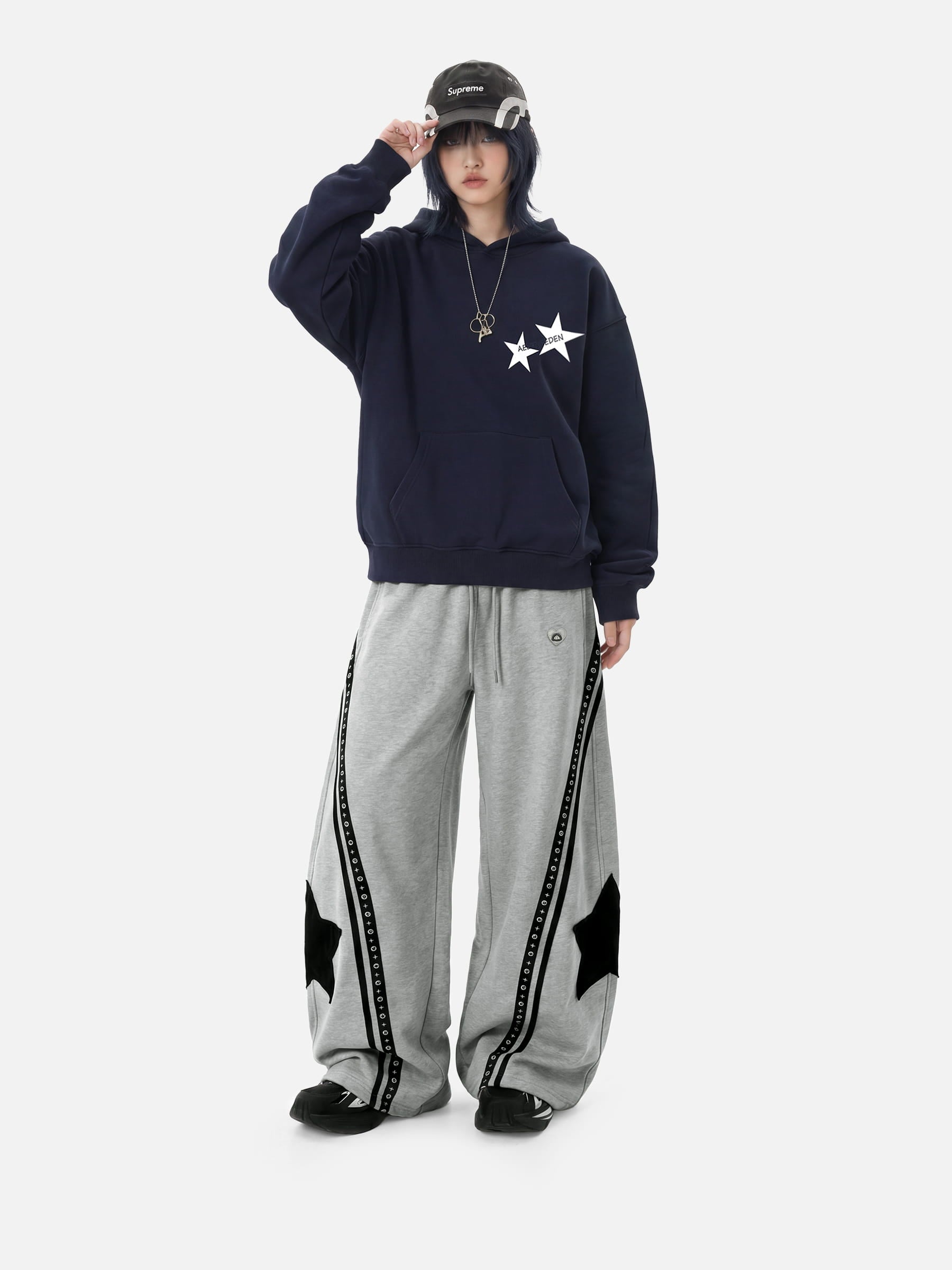 Aelfric Eden Star Color Contrast Hoodie