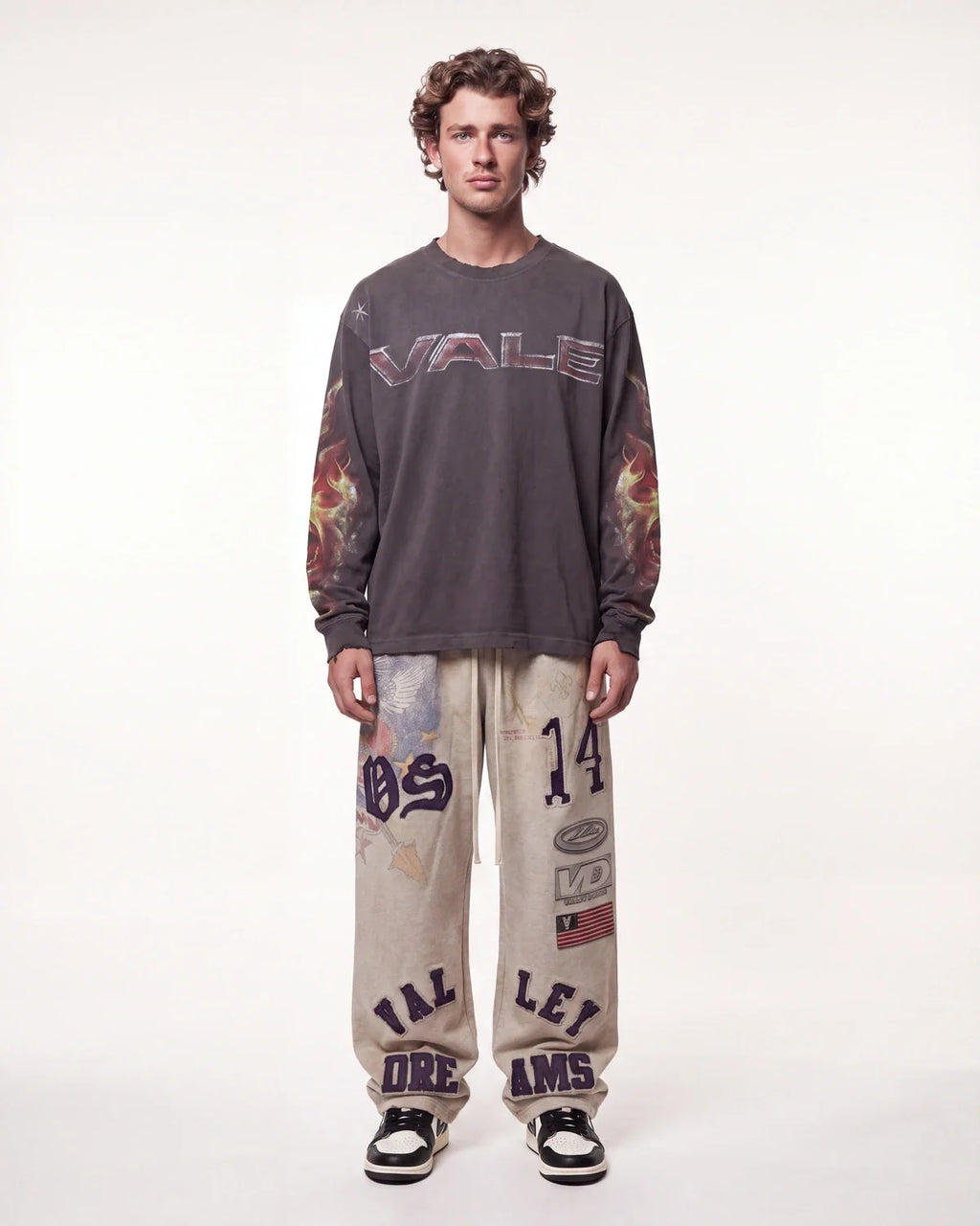 Vale Forever Crash Sweatpants — Dirty Grey
