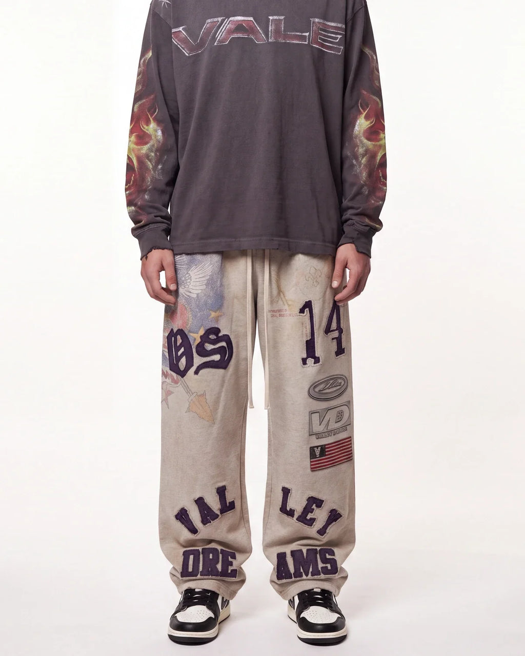 Vale Forever Crash Sweatpants — Dirty Grey