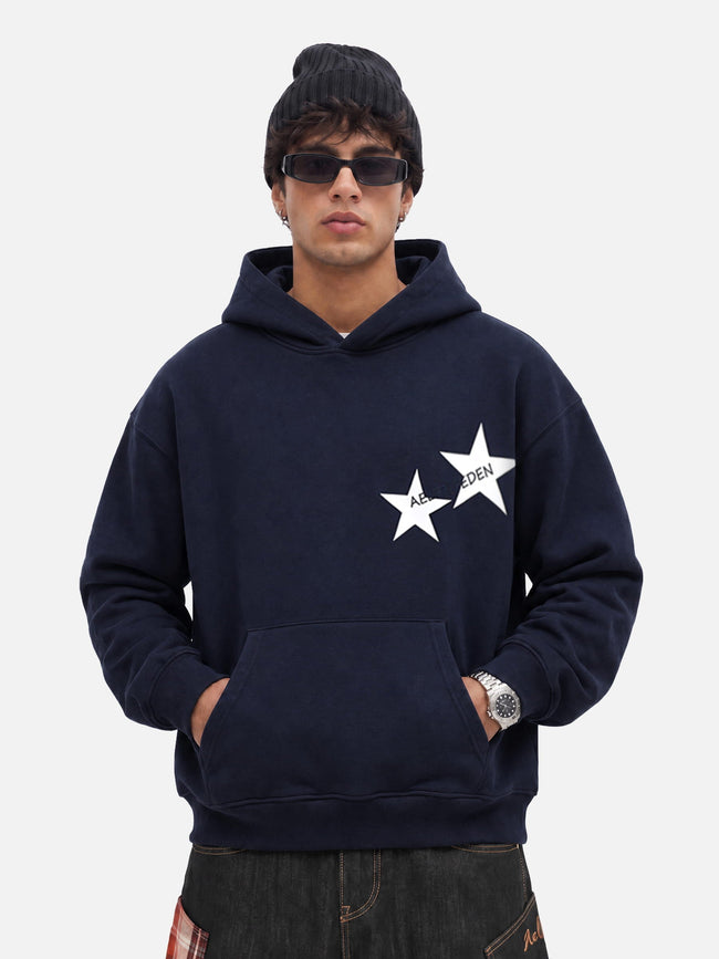 Aelfric Eden Star Color Contrast Hoodie Main Image