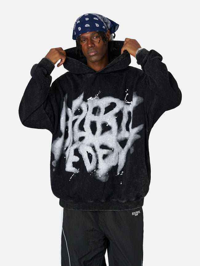 Aelfric Eden Abstract Graphic Hoodie Main Image
