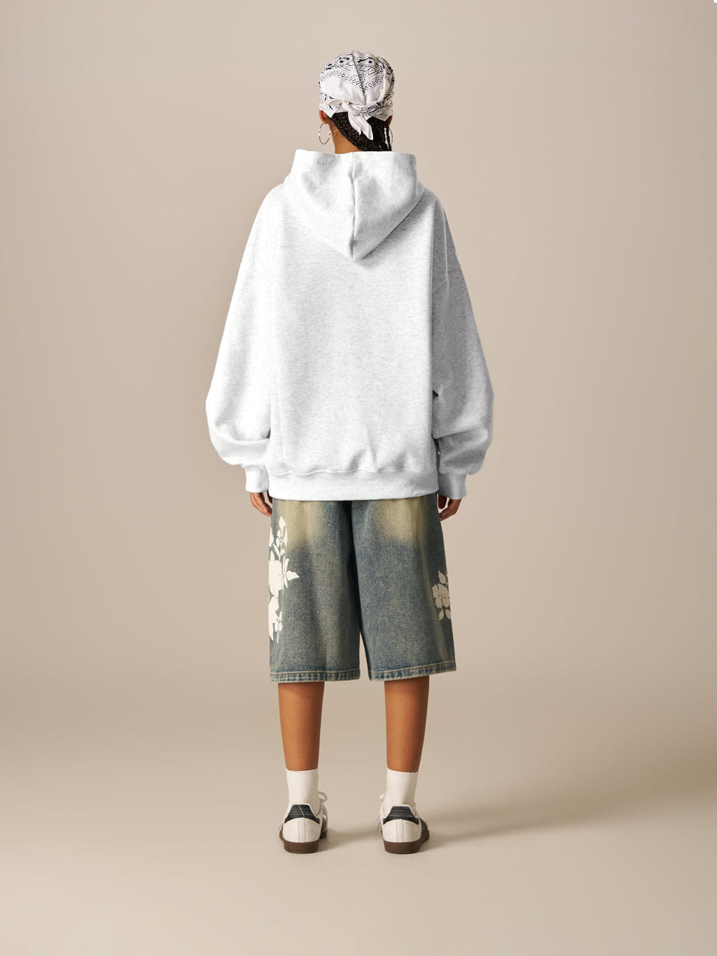 Aelfric Eden Oversized Flower Pattern Hoodie
