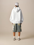 Aelfric Eden Oversized Flower Pattern Hoodie