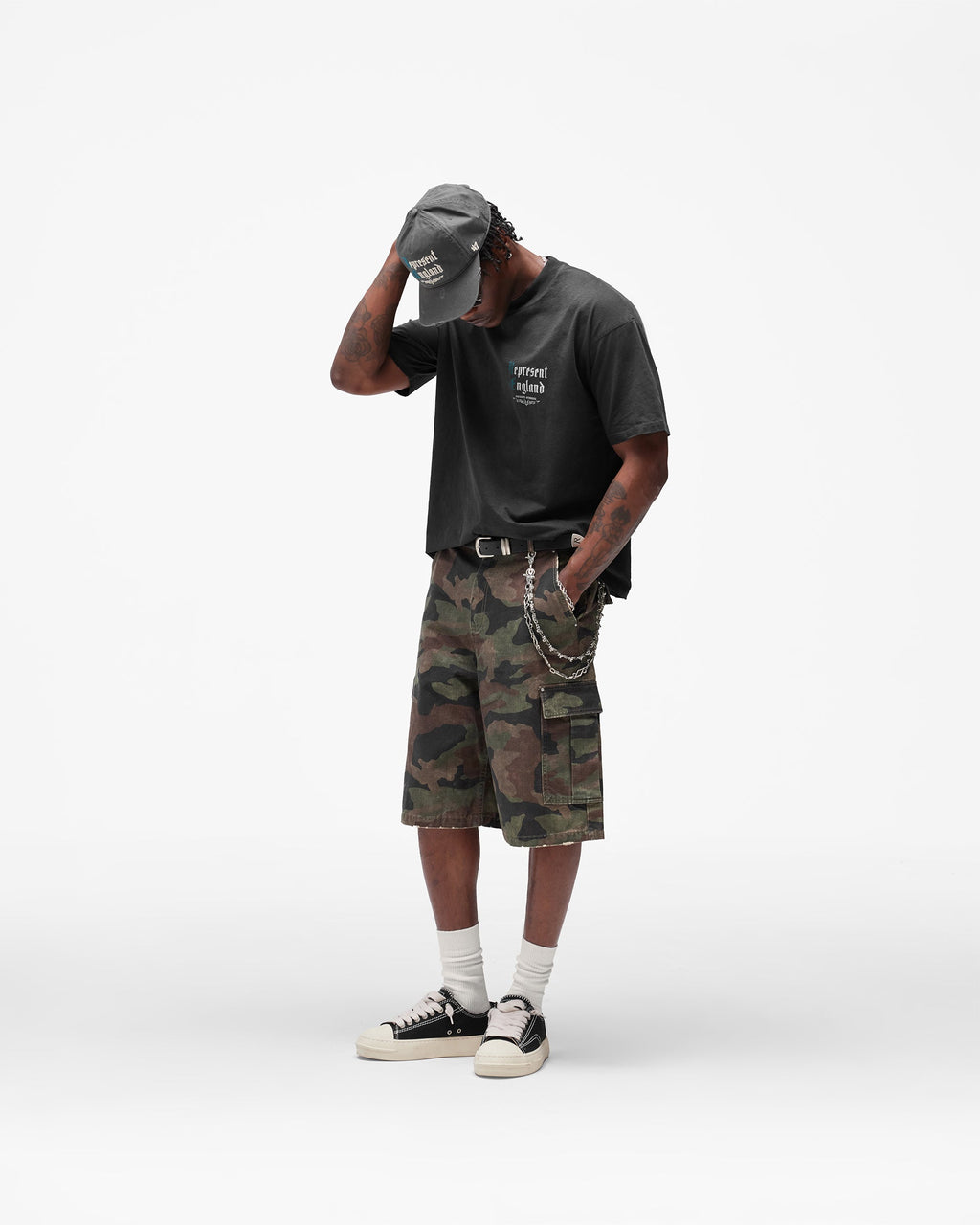 Private Members T-Shirt - Stained Black