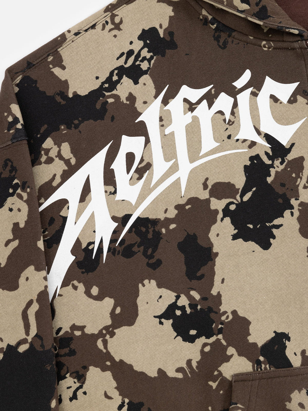 Aelfric Eden Boxy CAMO Zip Up Hoodie