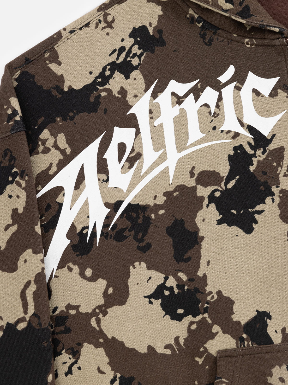 Aelfric Eden Boxy CAMO Zip Up Hoodie
