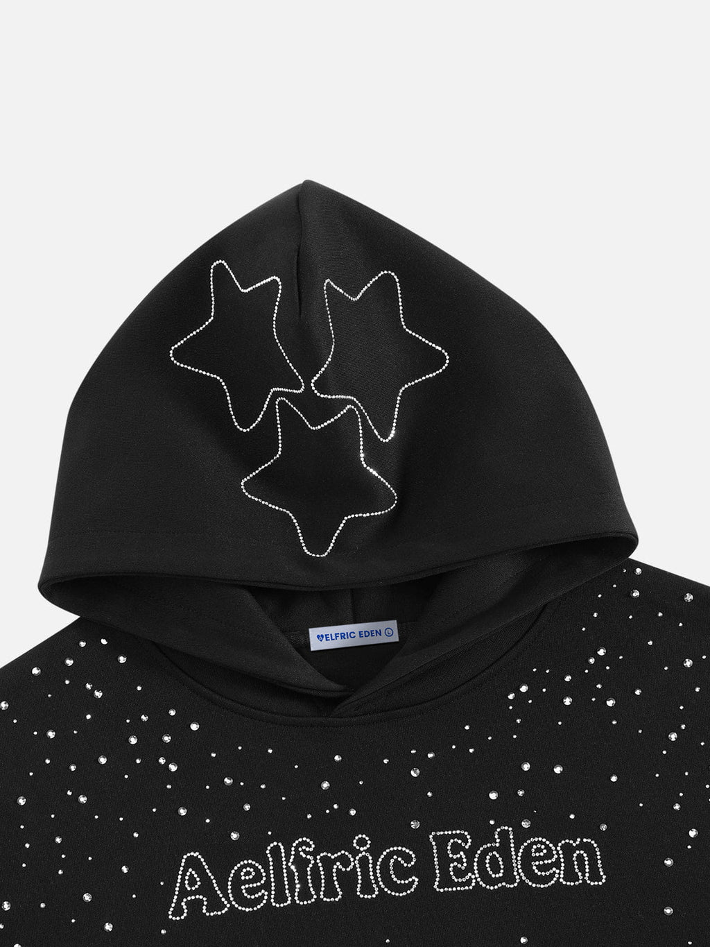 Aelfric Eden Boxy Rhinestone Star Pullover Hoodie