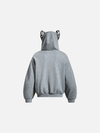 Aelfric Eden Reversible Leopard Zip Up Hoodie
