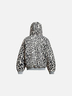 Aelfric Eden Reversible Leopard Zip Up Hoodie