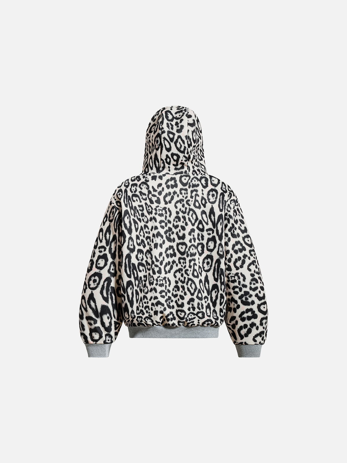 Aelfric Eden Reversible Leopard Zip Up Hoodie