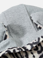 Aelfric Eden Reversible Leopard Zip Up Hoodie