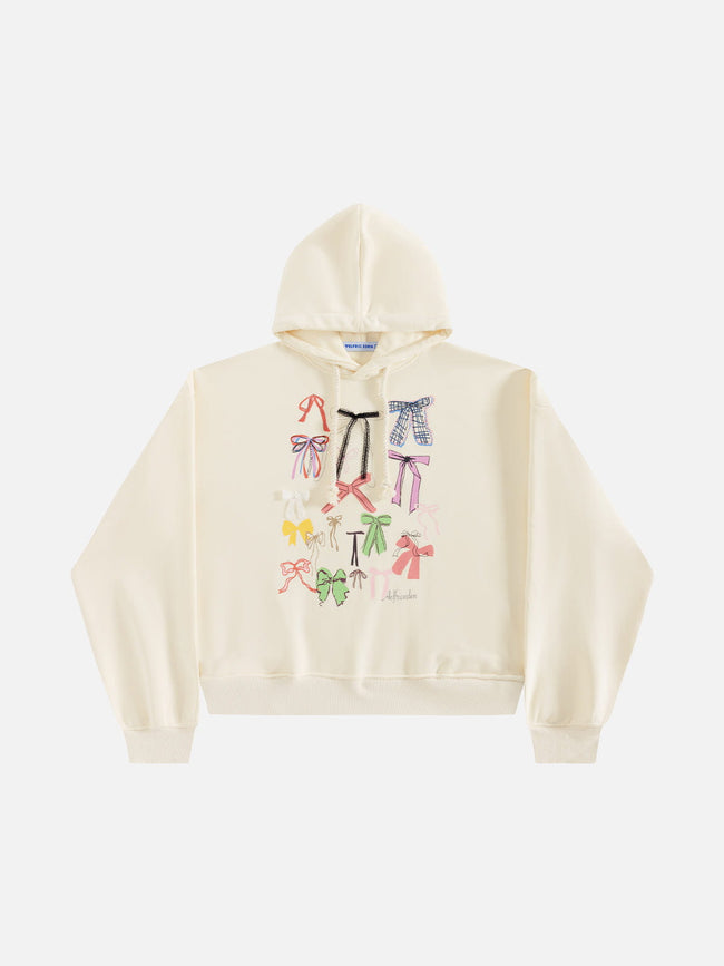 Aelfric Eden Oversized Bow Graphic Hoodie Hover Image