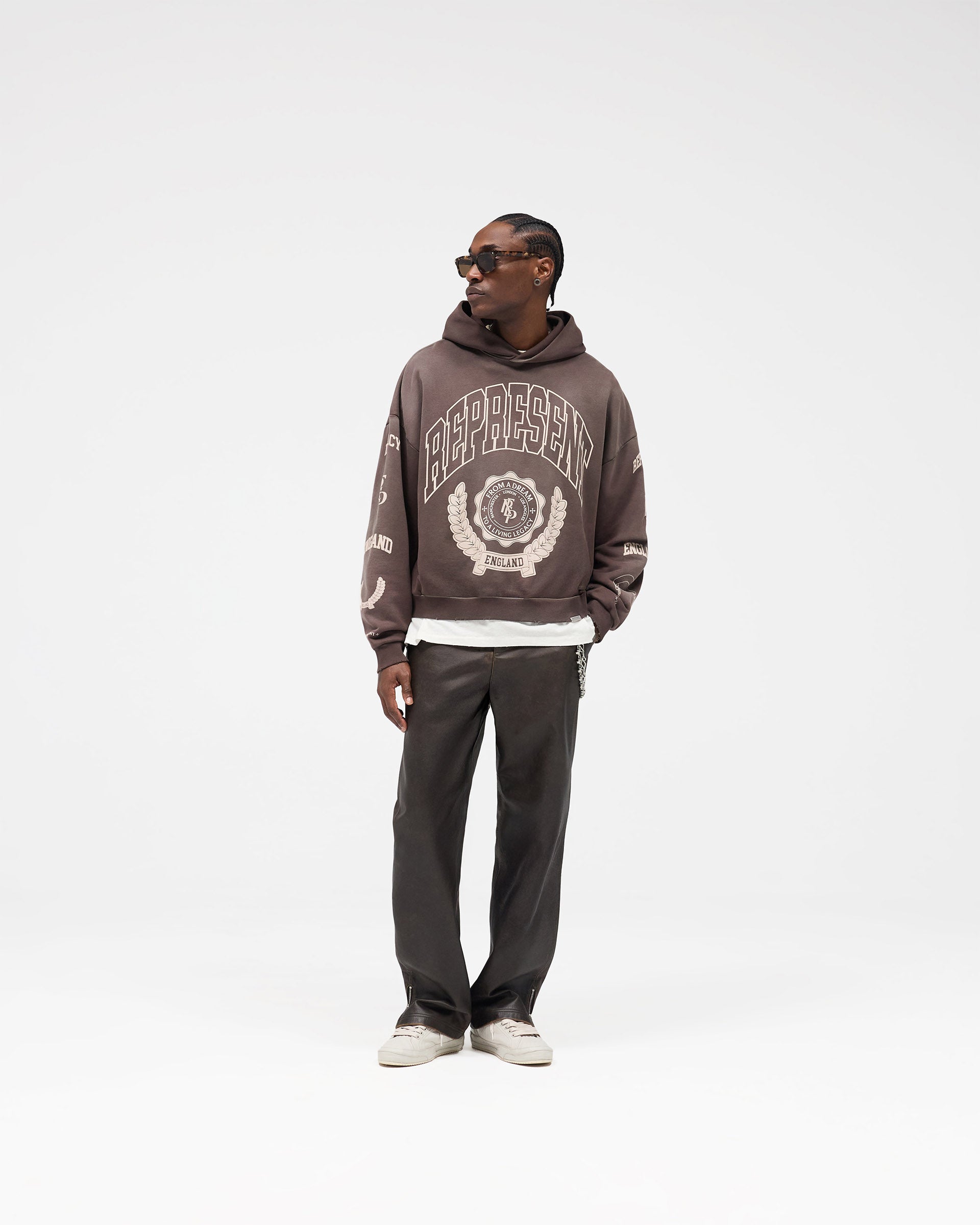 Represent Legacy Crest Hoodie - Nero