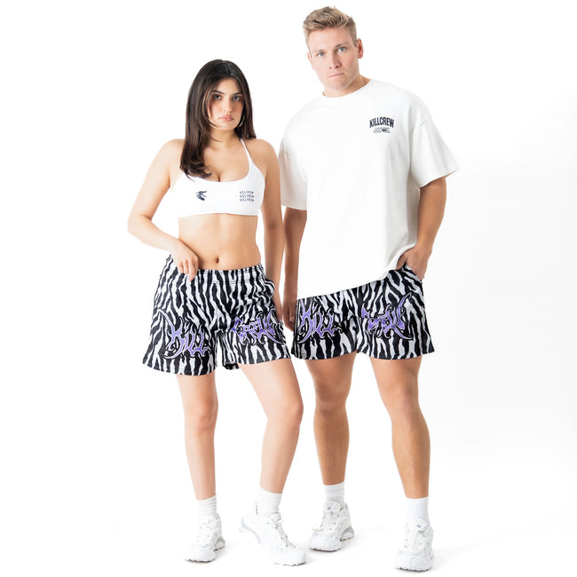 VENTED MESH SHORTS ALIEN - WHITE Main Image