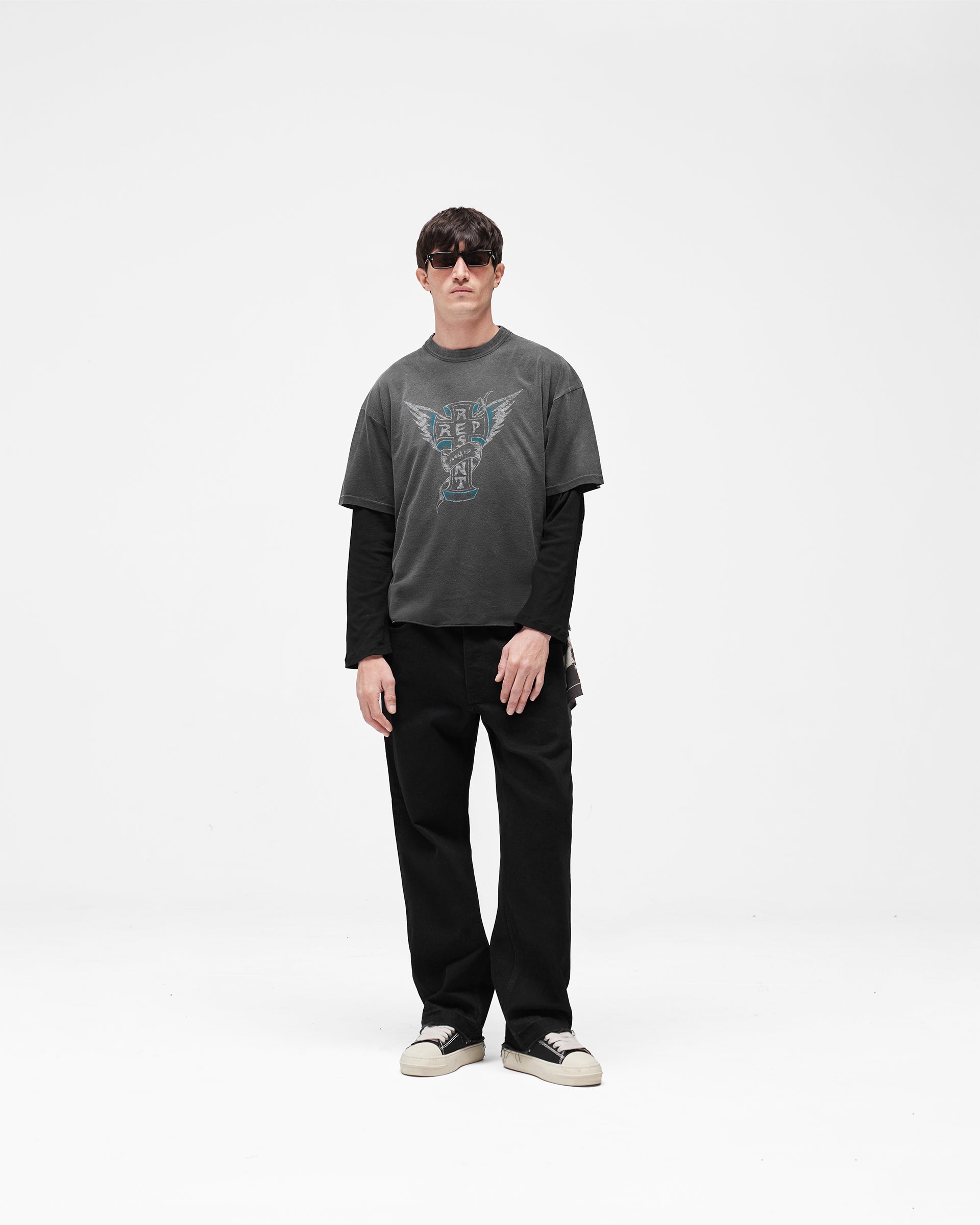 Westside T-Shirt - Stained Black