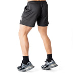 VENTED MESH SHORTS MEDIEVAL - BLACK / CREAM