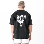 OVERSIZED "CLASSIC" T-SHIRT - BLACK / WHITE