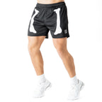 VENTED MESH SHORTS BONE DRY - BLACK / WHITE