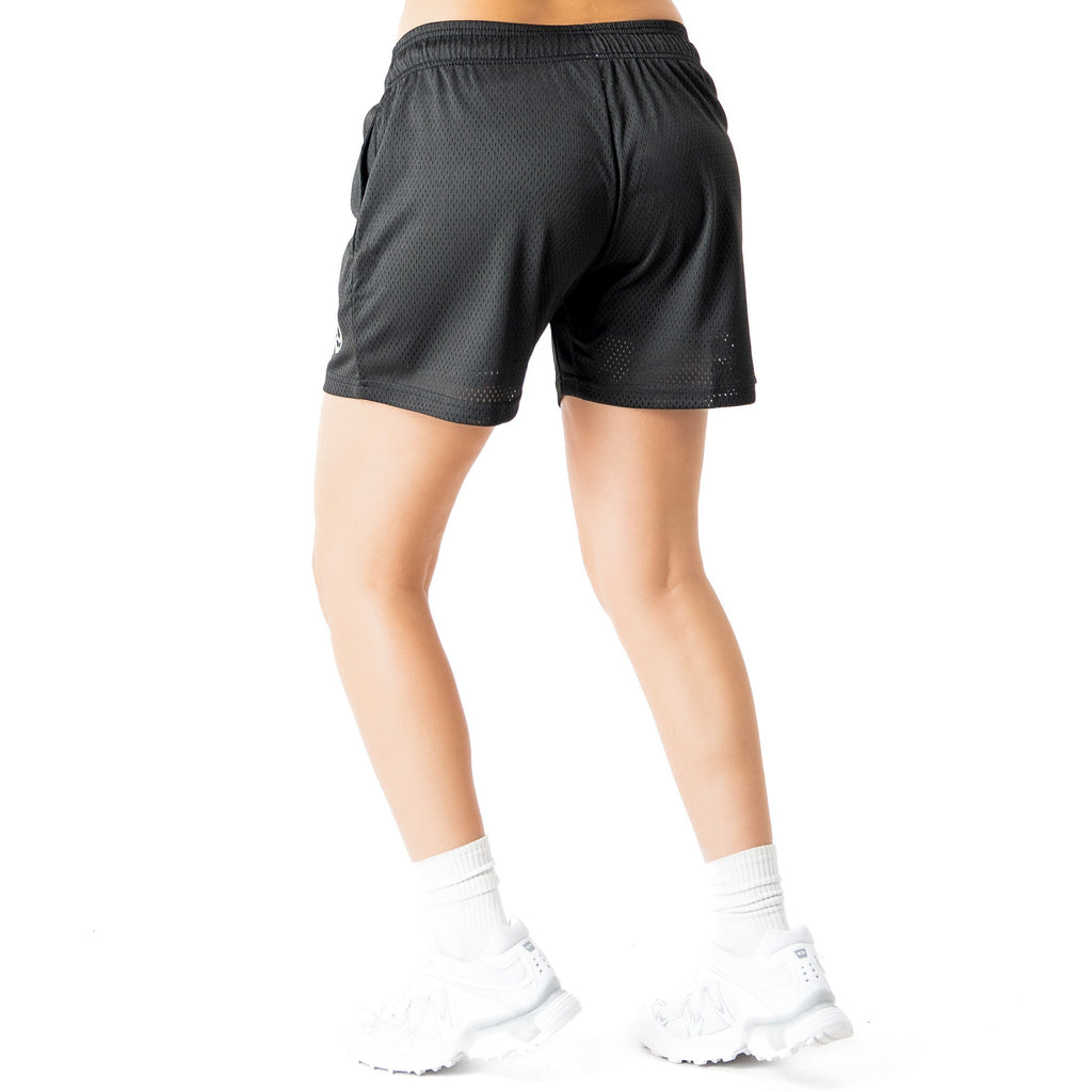 VENTED MESH SHORTS BONE DRY - BLACK / WHITE