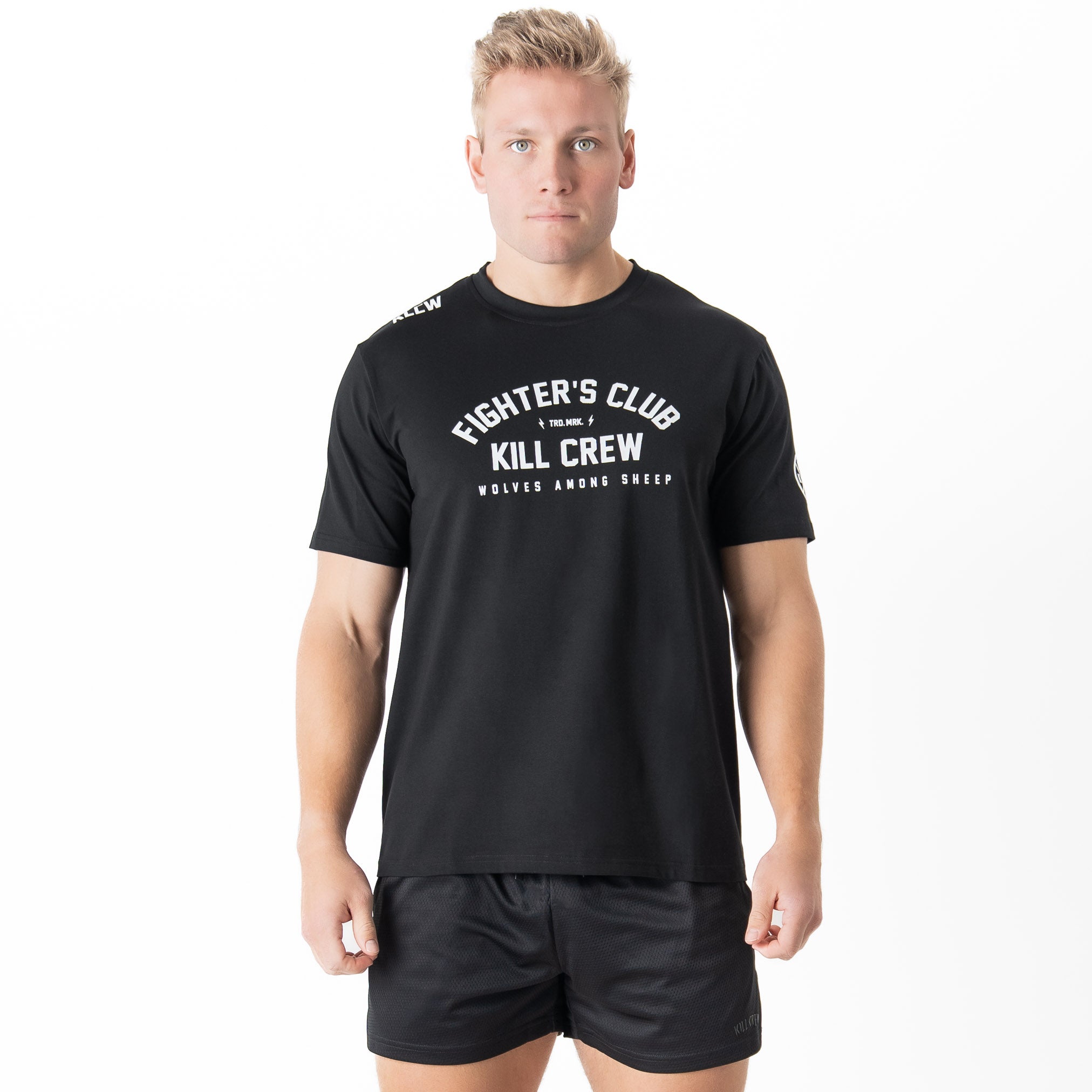 FIGHTER'S CLUB T-SHIRT - BLACK