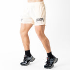 VENTED MESH SHORTS MEDIEVAL - CREAM / BLACK