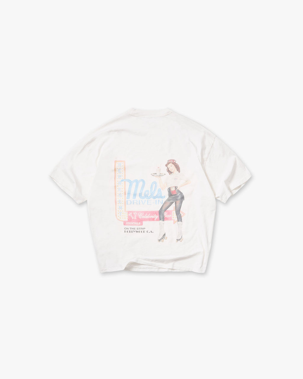 Represent x Mels Diner T-Shirt - Flat White