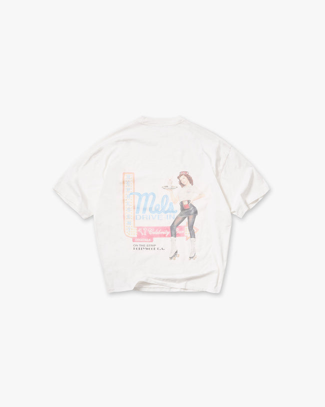 Represent x Mels Diner T-Shirt - Flat White Main Image