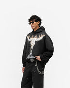 British Cowboys Hoodie - Stained Black