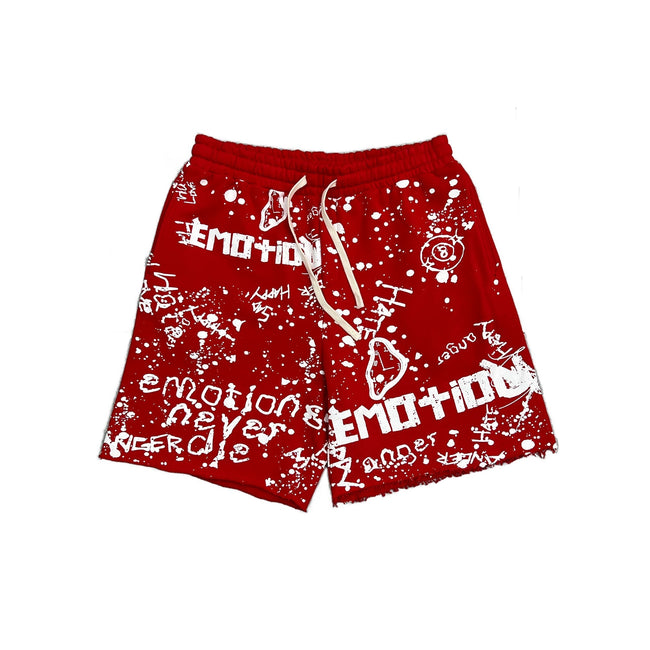 Red “Graffiti” Shorts Hover Image