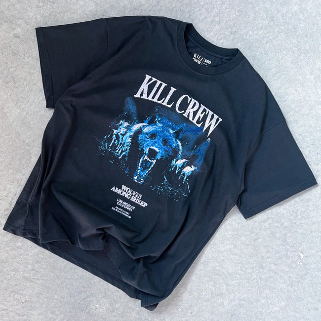 OVERSIZED MIDST OF WOLVES T-SHIRT - BLACK Main Image