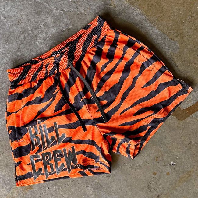MUAY THAI SHORTS (MID THIGH CUT) - TIGER Main Image