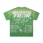 Majestik “Luxury Culture” Yacht Vintage Tee（Green）