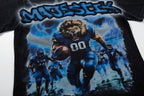 Majestik “Football Lion” Vintage Tee（Black）