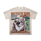 Majestik “Soul & Light in Darkness” Vintage Tee（Off-White / Cream）