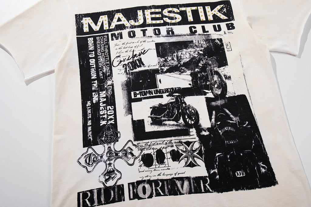 Majestik “Motor Club” Ride Forever Vintage Tee